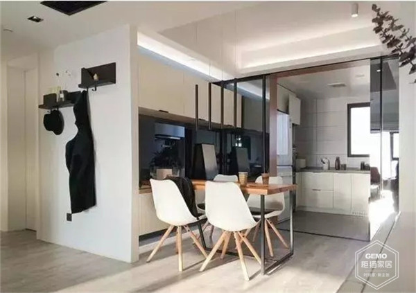 極簡風餐廳設計