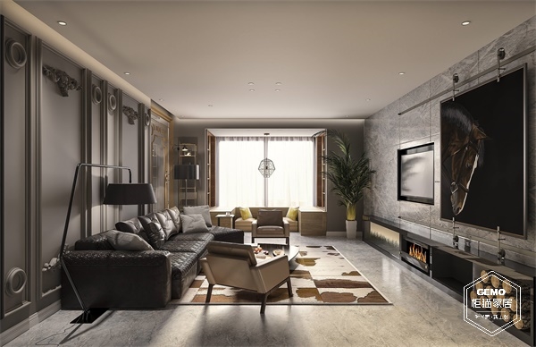 現代輕奢風裝修圖片